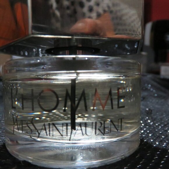 YSL Yves Saint Laurent L'Homme men's scent Violet Vetiver Musk Cedar Pepper - Picture 3 of 4